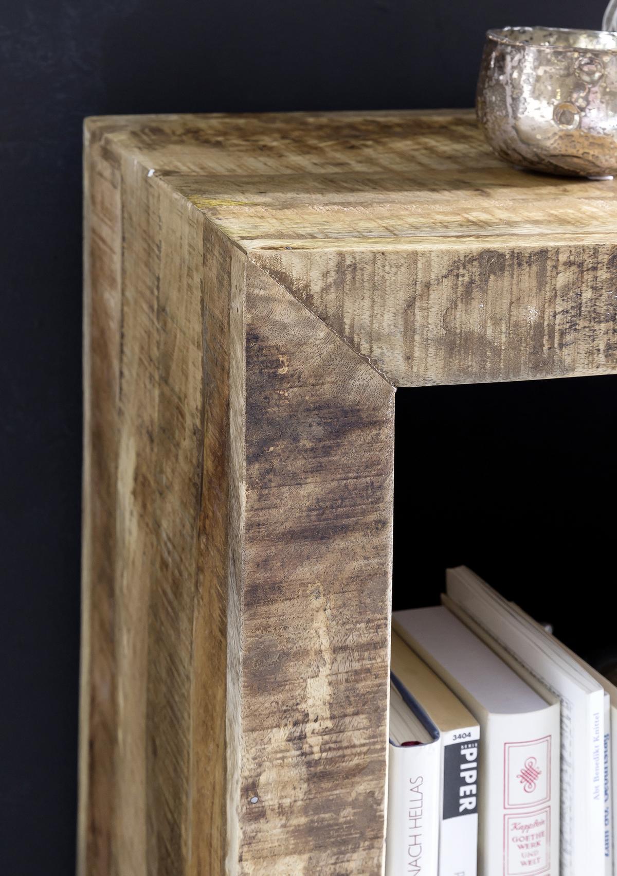 Regal Rustica - rjava, Design, les (45/90/35cm) - MID.YOU