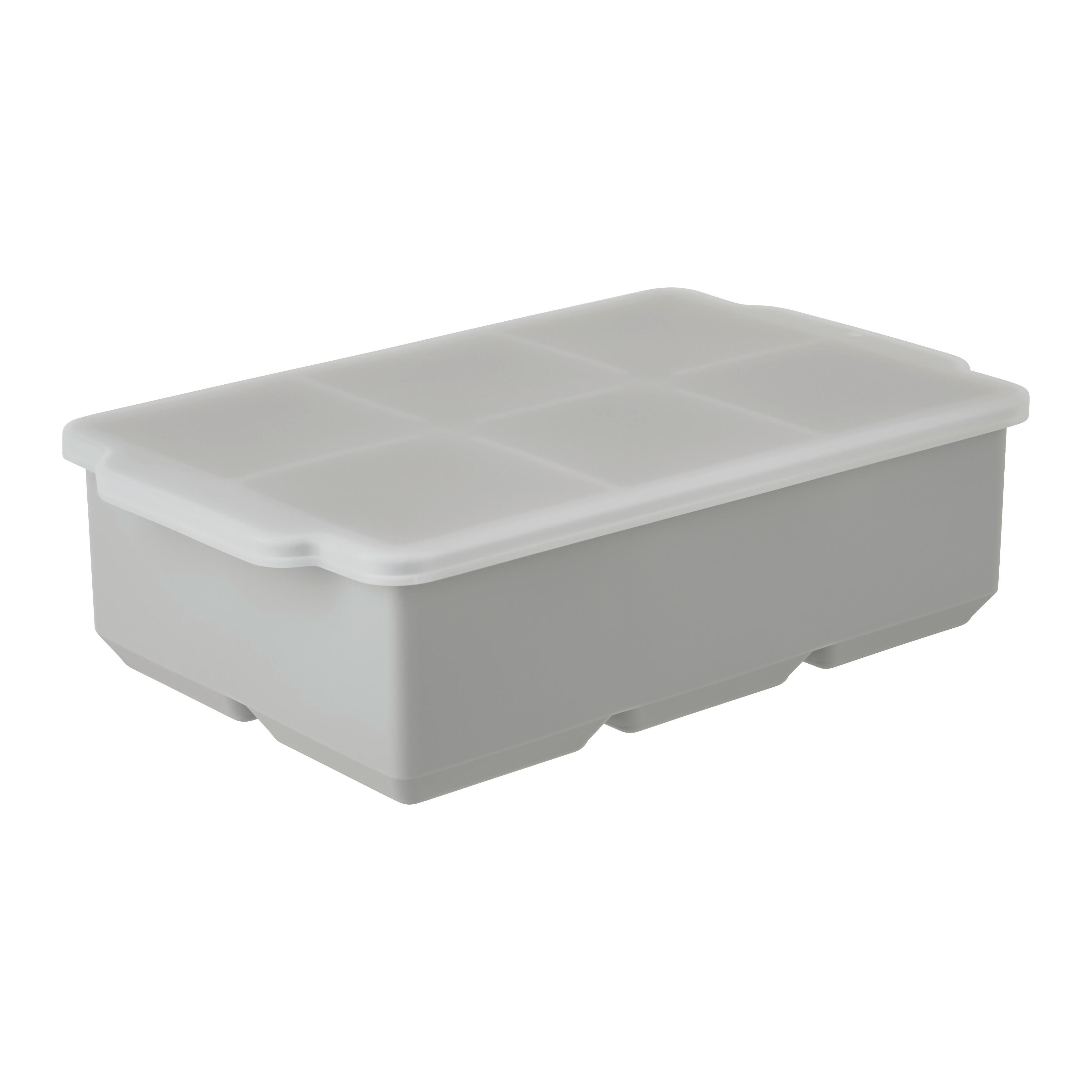 Eiswürfel Cube XL in Grau - Grau, MODERN, Kunststoff (16/5/11cm) - Modern Living
