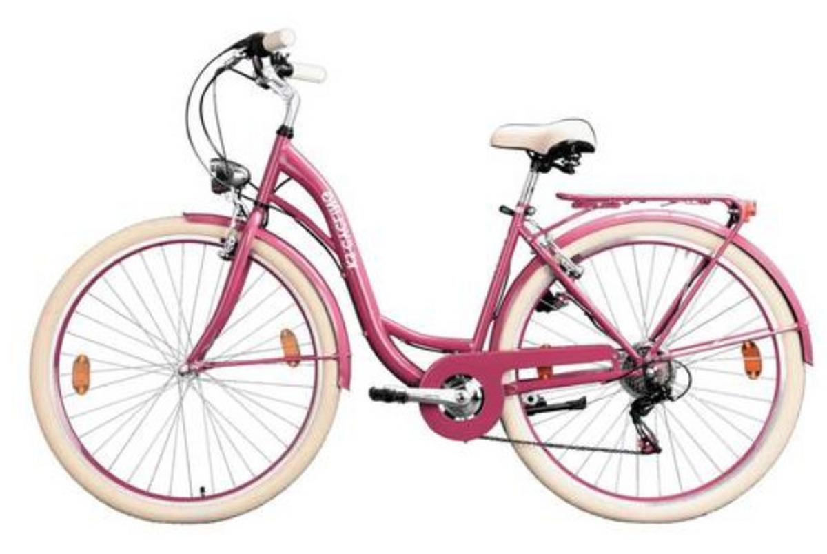 CITYBIKE Damen 28" Balloon RH 48cm - Rot, Basics, Metall (180/70/80cm) - Da Capo