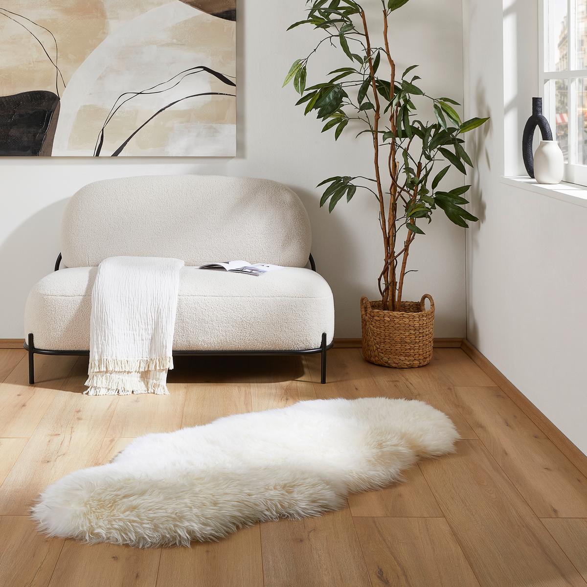 FUTRO OWCZE ALBANY - biały, Trend, futro (65/145cm) - Linea Natura