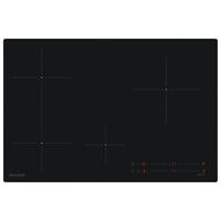 Induktionskochfeld DKEI8470IM Schwarz - Schwarz, Basics, Glas/Metall (77,7/4,9/51cm) - Dieter Knoll