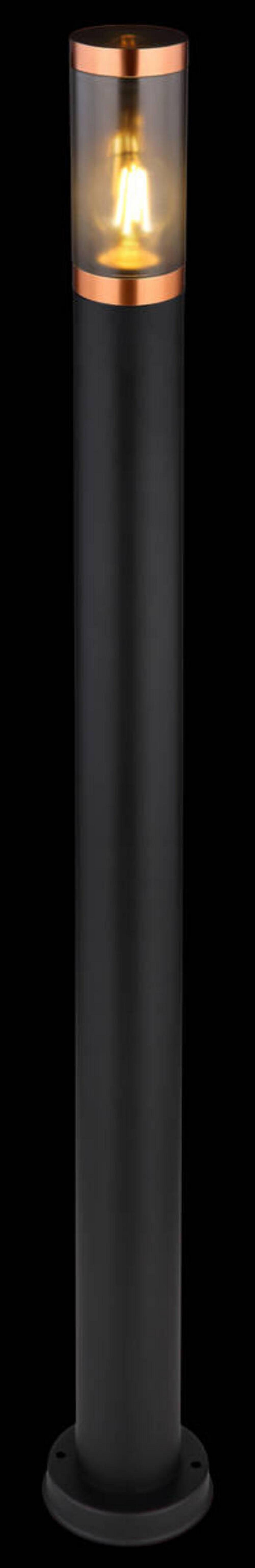 Vanjska Svjetiljka Siva Boja - siva/bakrenaste boje, Design, metal/plastika (12,7/110cm) - Globo