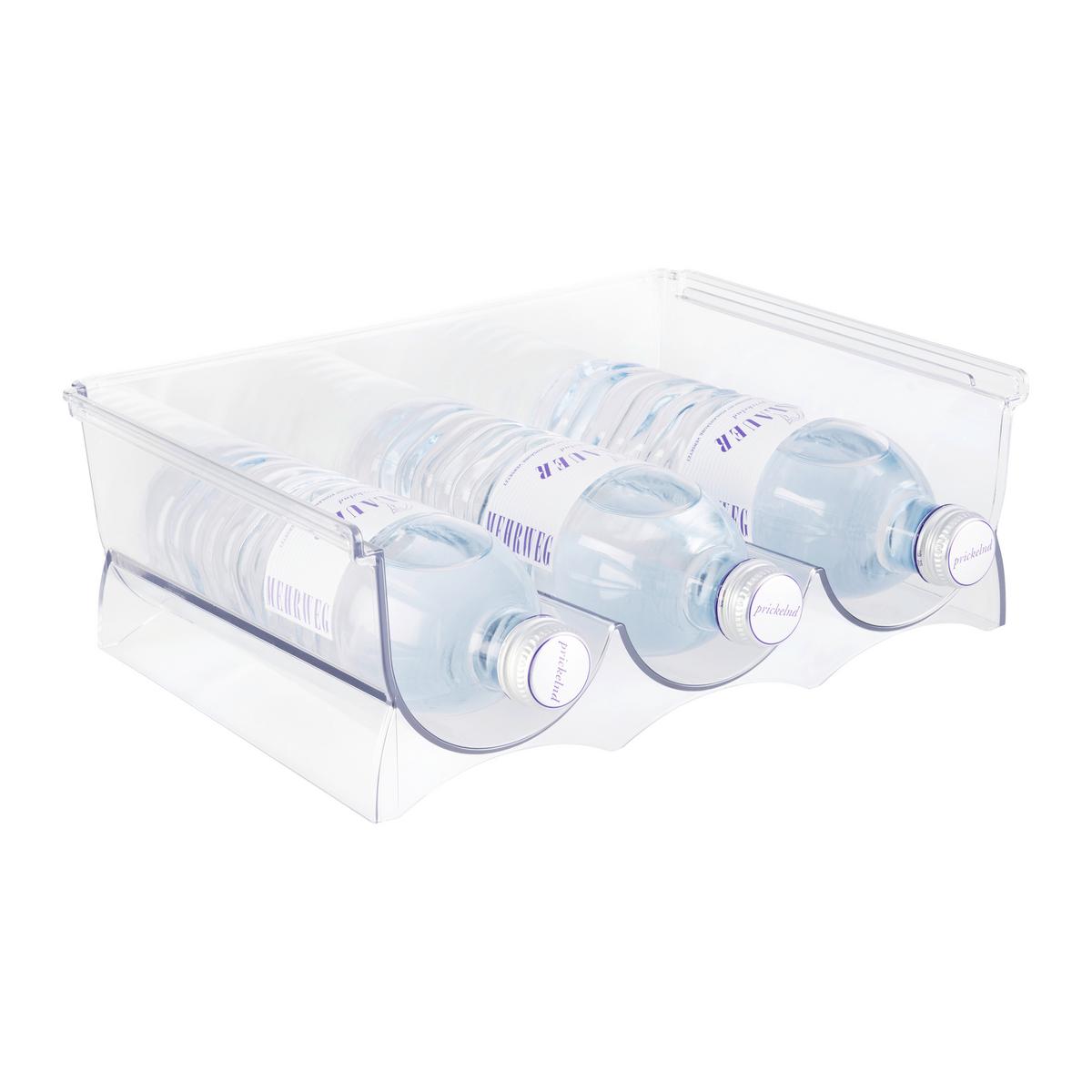Etajeră pentru sticle Fridge - transparent, Konventionell, plastic (29,5/20/10cm) - Mömax
