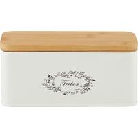 Teebox Lore in Weiß - Weiß, ROMANTIK / LANDHAUS, Holz/Metall (20/8,5/8,5cm) - Zandiara