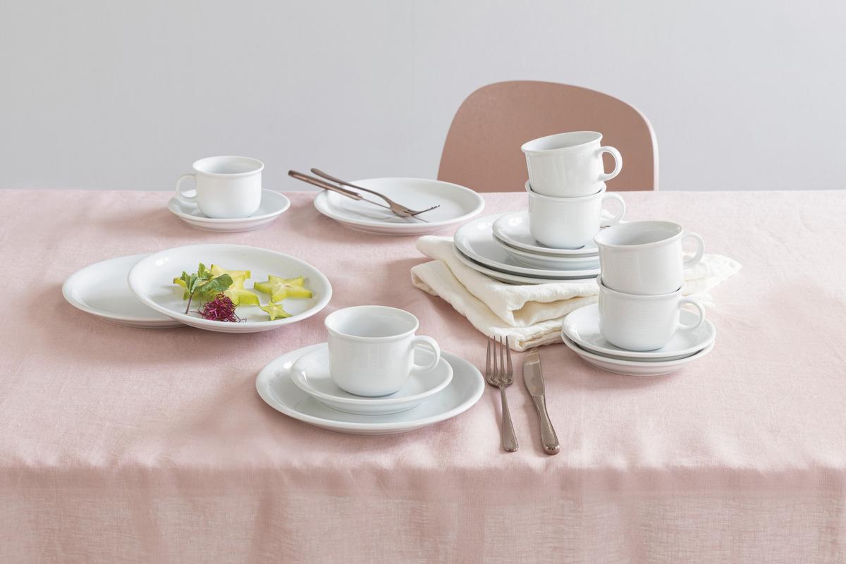 SERWIS KAWOWY TREND ROSENTHAL - biały, Basics, ceramika (31.6/28.2/31.6cm) - Thomas
