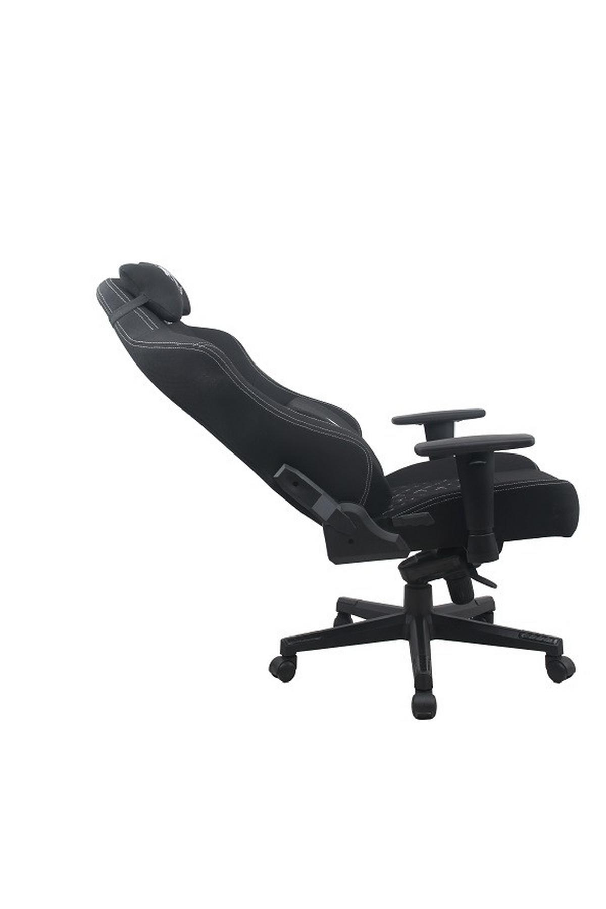 Gamingstuhl Dragon Schwarz/Weiß - Schwarz/Weiß, MODERN, Kunststoff/Textil (64/127-135/69cm) - Mömax