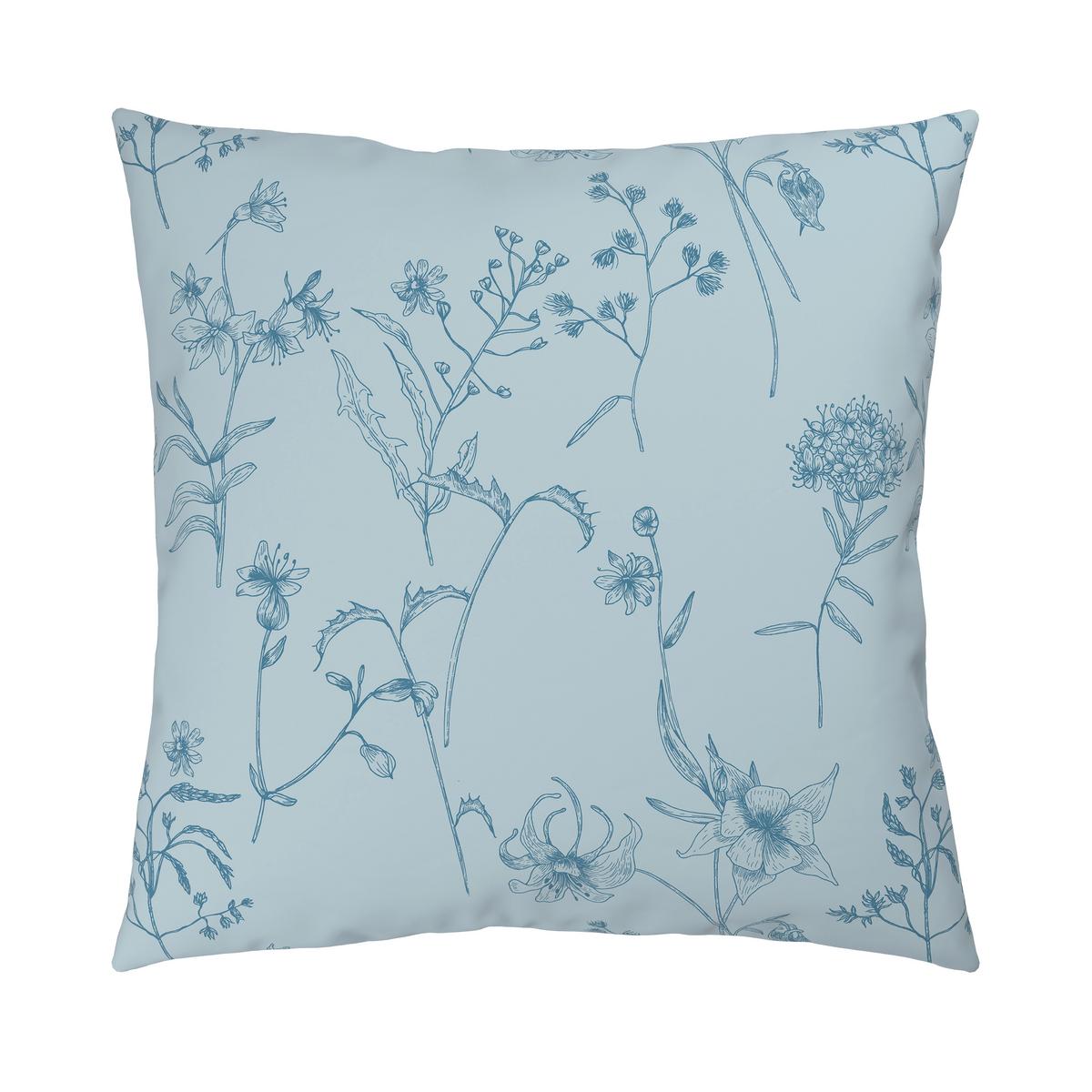 Bettwäsche Nature Romy Blau/Hellblau ca. 135x200cm - Blau/Hellblau, Textil (135/200cm) - Mömax