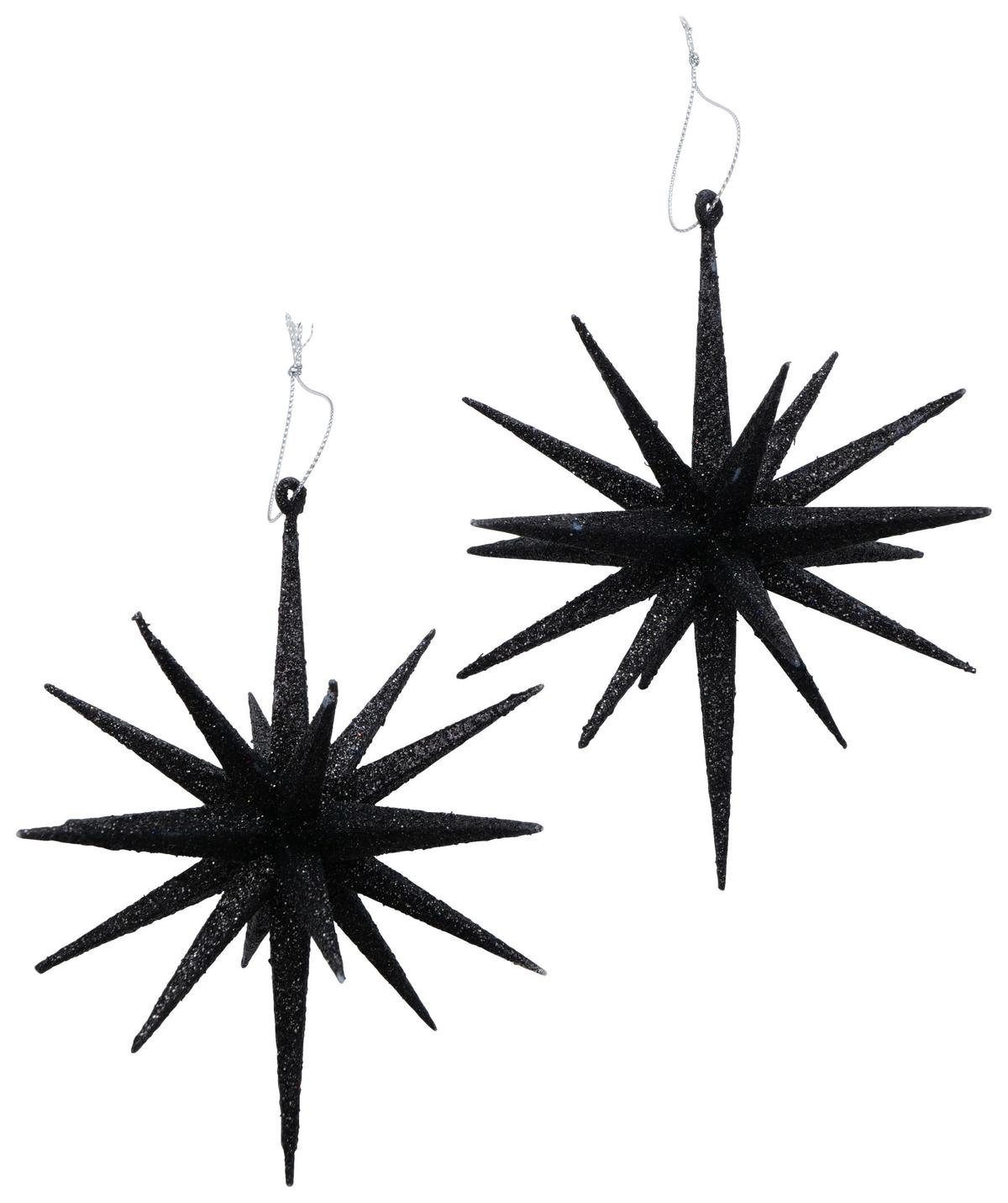 Függődísz Tove - fekete/piros, Basics, műanyag (15/15cm) - Modern Living