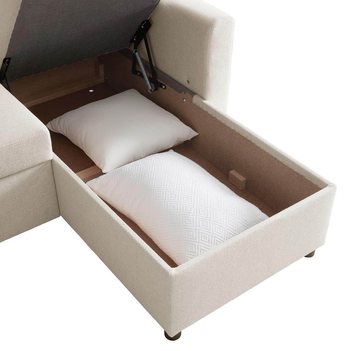 Canapea modulara VICTORIA - bej, Modern, lemn/metal (215/82/145cm) - Mömax