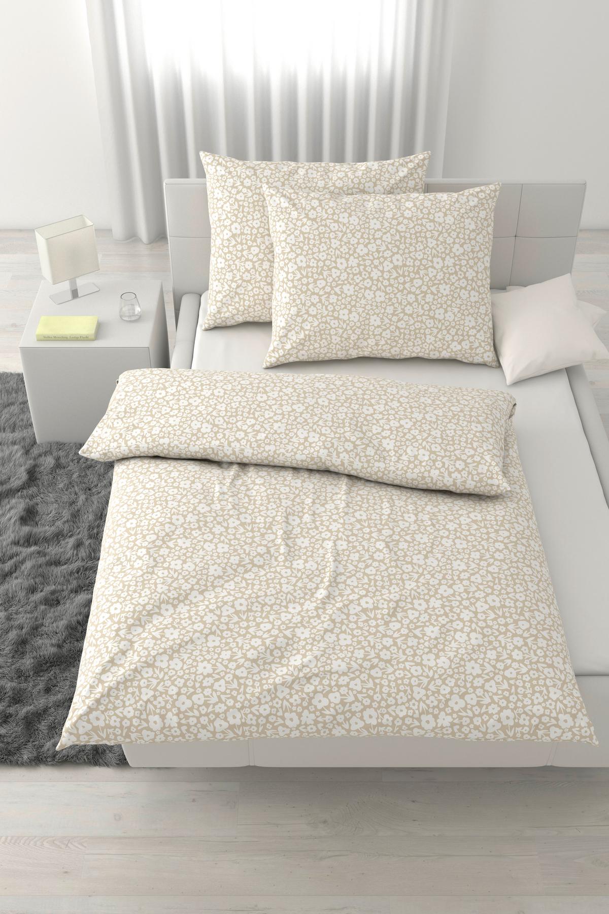 Posteljnina Millefleur Xxl - bež, Moderno, tekstil (200/200cm) - Mömax