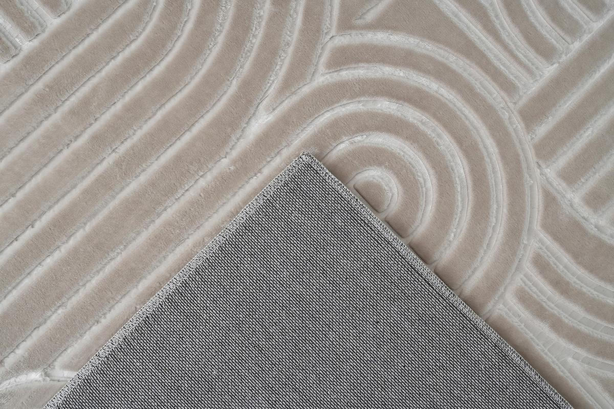 Flachwebeteppich Calma 125 Beige 120 X 160 Cm - Beige, Basics, Textil (120/160cm) - Kayoom