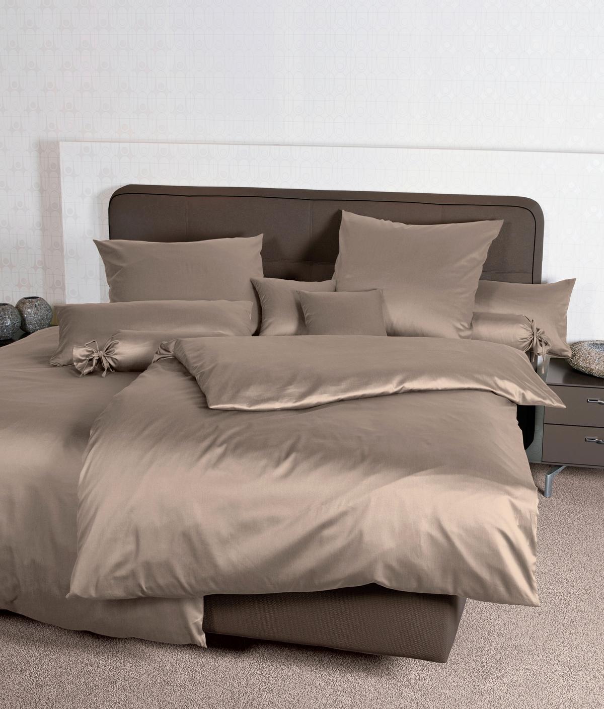 POSZWA NA PODUSZKĘ GIACOMO - taupe, Basics, tkanina (80/80cm) - Janine