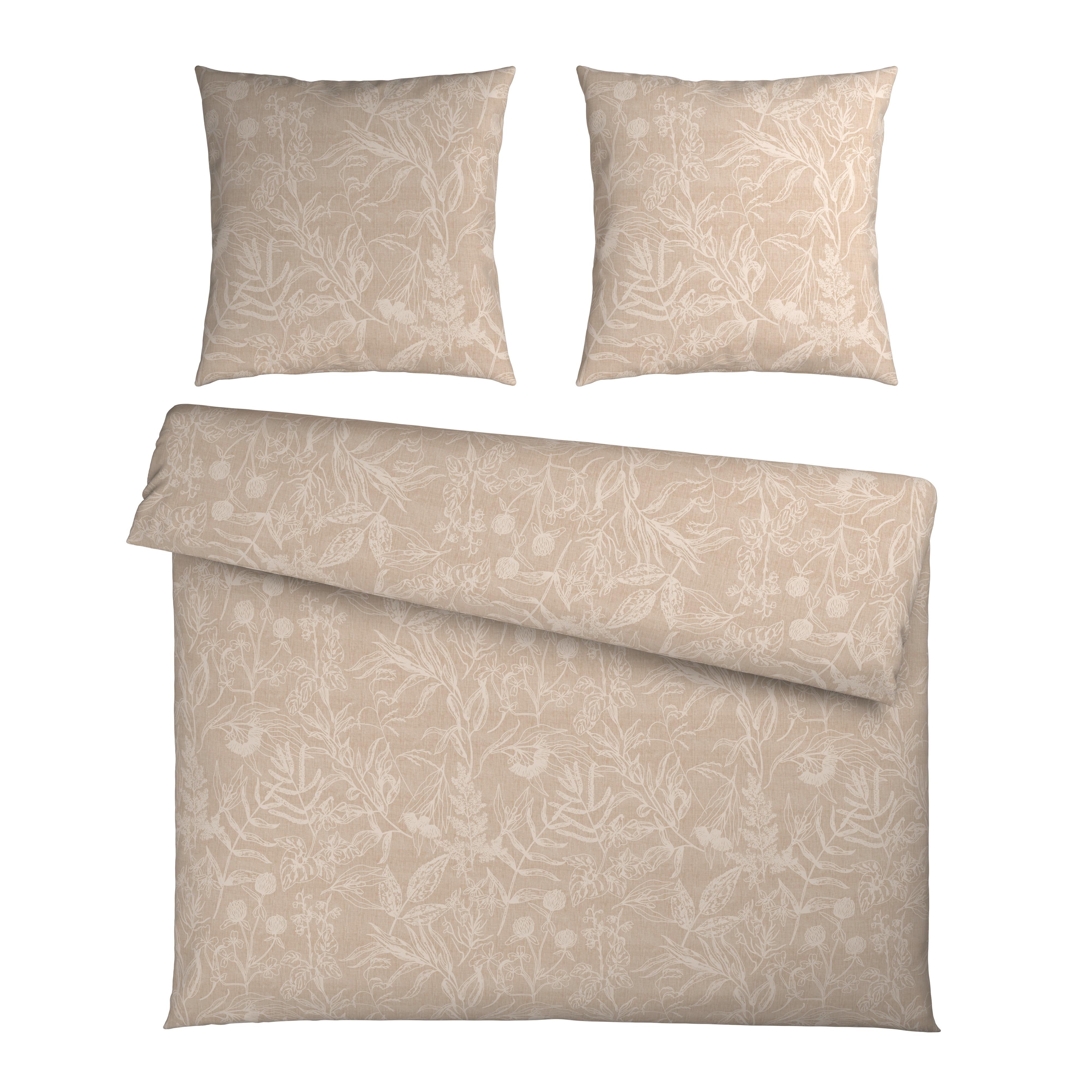 Bettwäsche Tylpur XXL Beige ca. 200x200cm - Beige, Textil (200/200cm) - Mömax