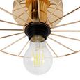 Deckenleuchte Nevio max. 60 Watt - Goldfarben, LIFESTYLE, Metall (9/30cm) - Modern Living Deckenleuchte Nevio max. 60 Watt - Goldfarben, LIFESTYLE, Metall (9/30cm) - Modern Living
