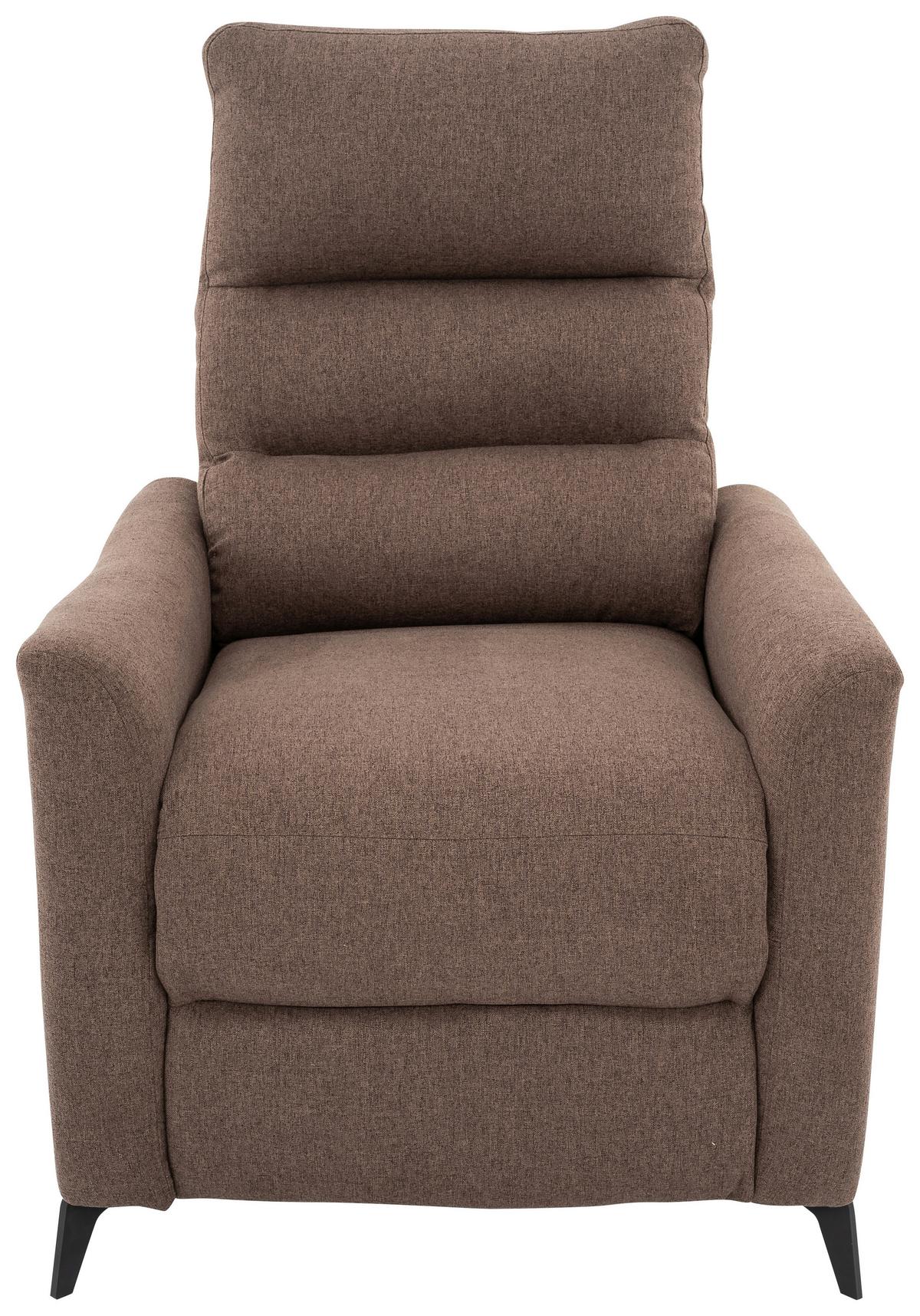 Počivalnik Solace, Rjava - črna/rjava, Design, kovina/tekstil (72/100/89cm) - Livetastic