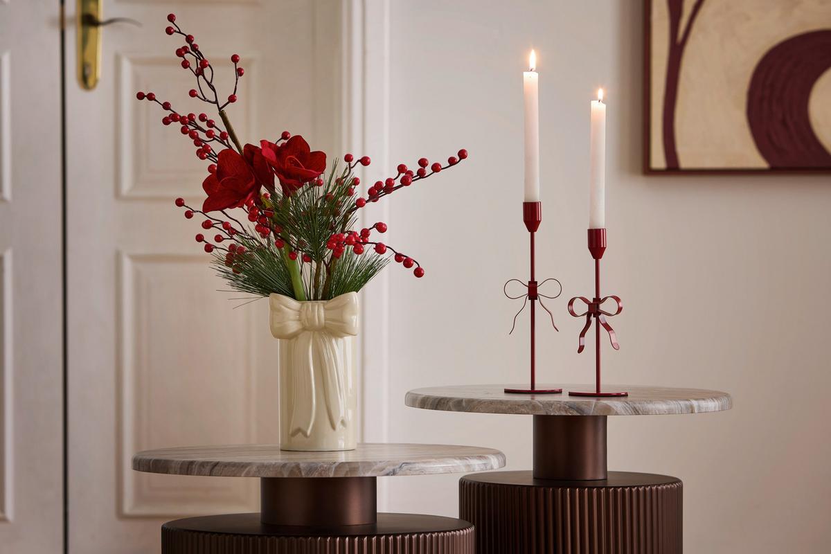 Vase Jolina Creme - Creme, Keramik (11,5/20,1cm) - Mömax