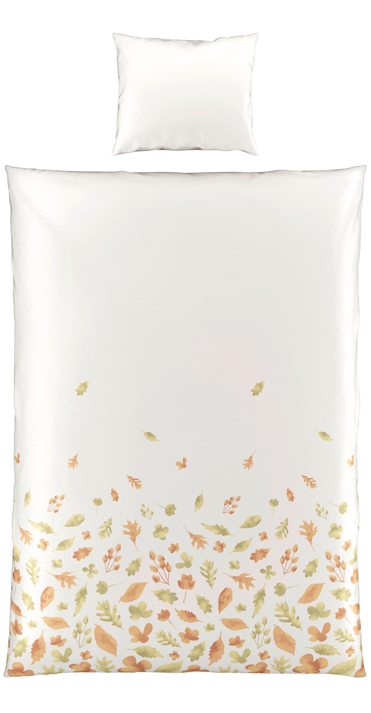 BETTWÄSCHESET STREUBLÄTTER - Weiss, Modern, Textil (160/210cm) - Modern Living