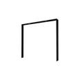 Passe-partout Bellevue - culoare lemn stejar/negru, Lifestyle, compozit lemnos (281/216/20cm) Passe-partout Bellevue - culoare lemn stejar/negru, Lifestyle, compozit lemnos (281/216/20cm)