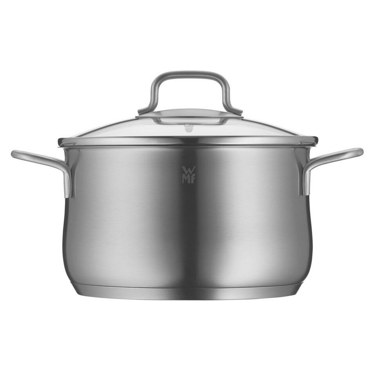 ZESTAW GARNKÓW 0739166030 WMF - kolor stalowy/przejrzysty, Basics, metal/szkło - WMF