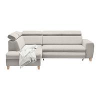 Ecksofa Lugo Creme - Creme, MODERN, Holz/Kunststoff (205/98/266cm) - Mömax