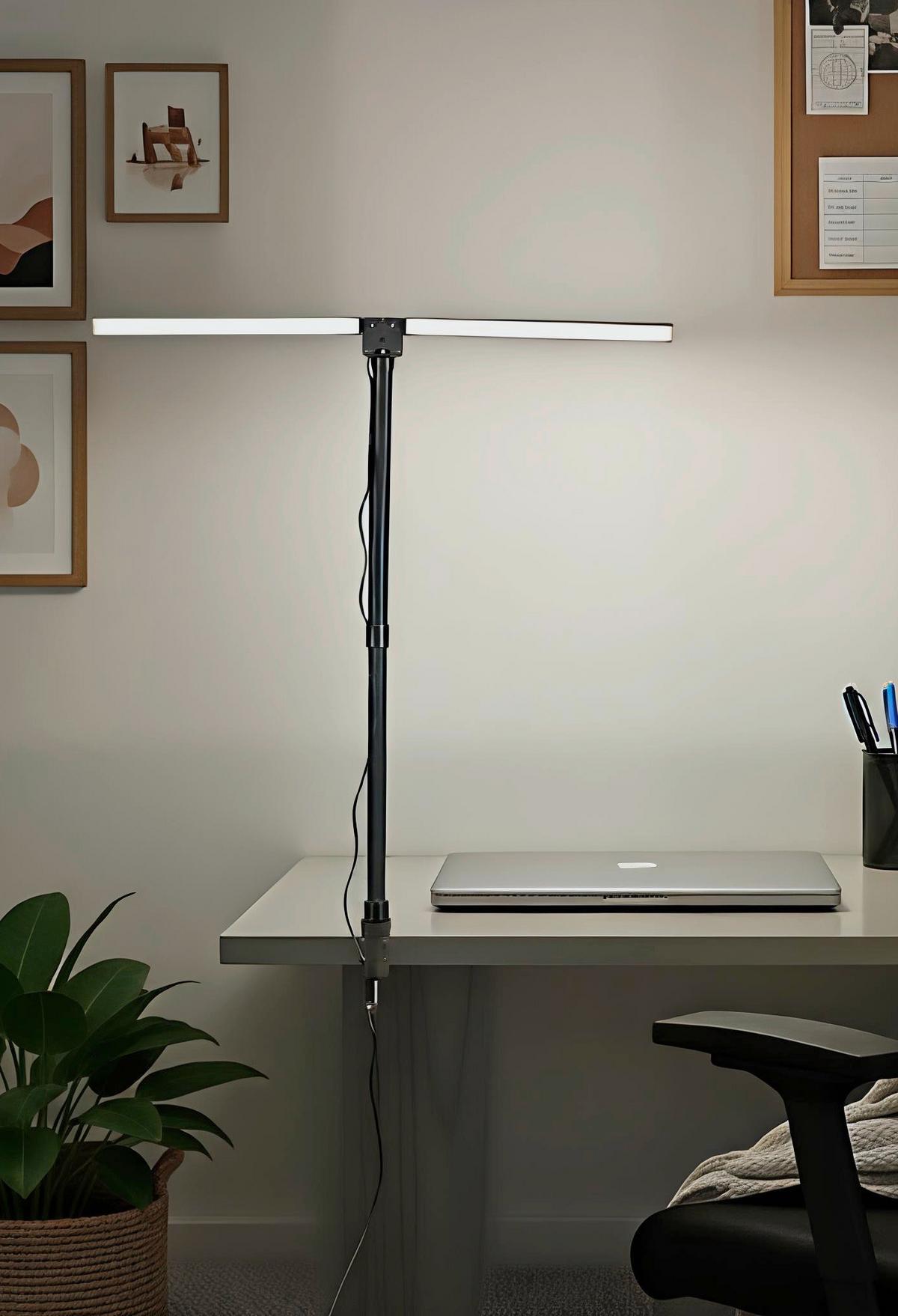 LAMPA ZACISKOWA LED HAYWARD *SBN* - czarny, Basics, tworzywo sztuczne/metal (80/35/71,5cm) - Novel