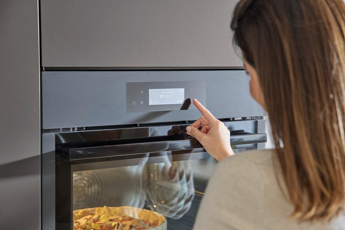 Einbaubackofen DKB39906MK Schwarz - Schwarz, Basics, Glas/Metall (59,4/59,4/56,9cm) - Dieter Knoll