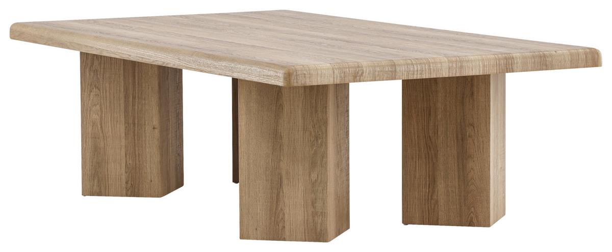 COUCHTISCH LILLEHAMMER - Hellbraun, Design, Holz (140/80/40cm) - Livetastic