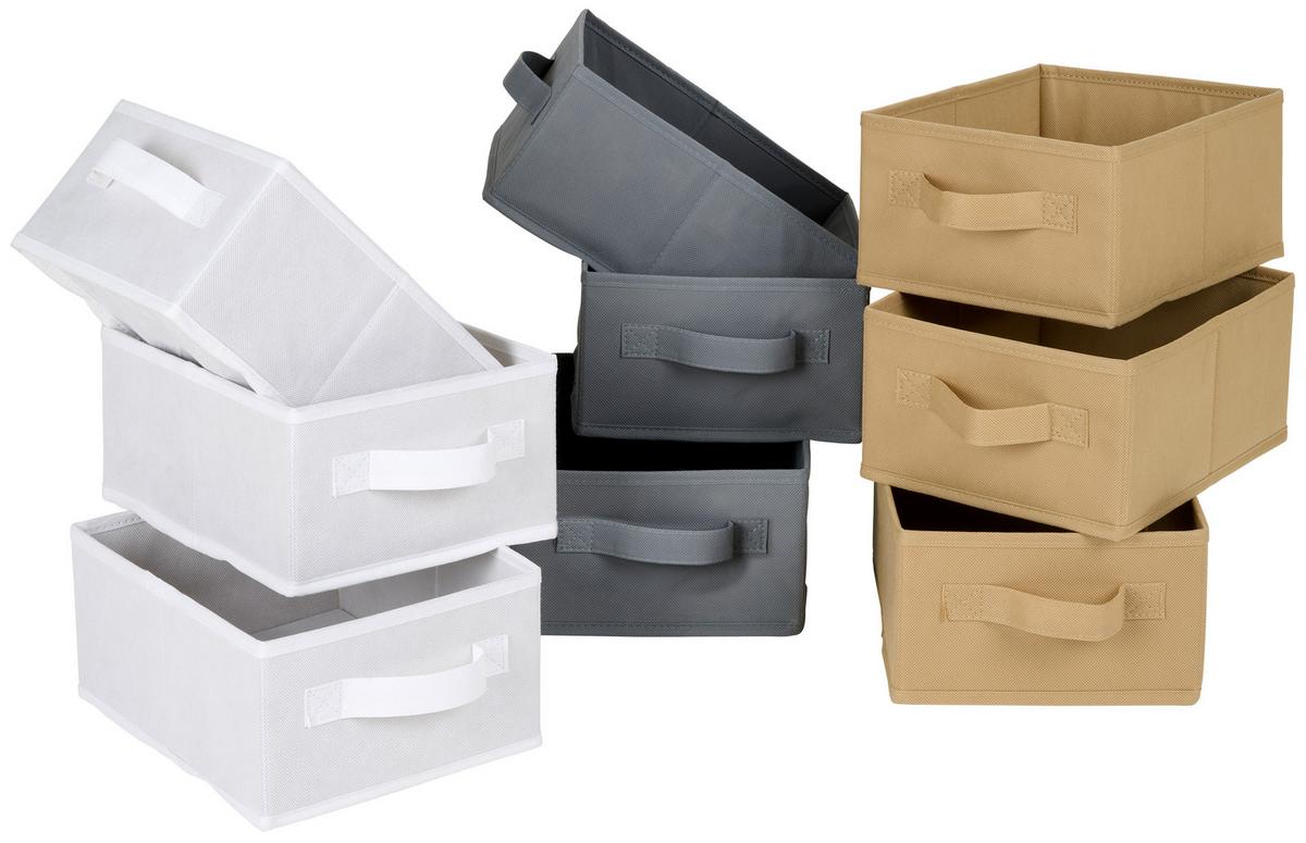 REGAŁ DO PRZECHOWYWANIA LIDI - beżowy/biały, Basics, materiał drewnopochodny/karton (65/62/30cm) - My Baby Lou