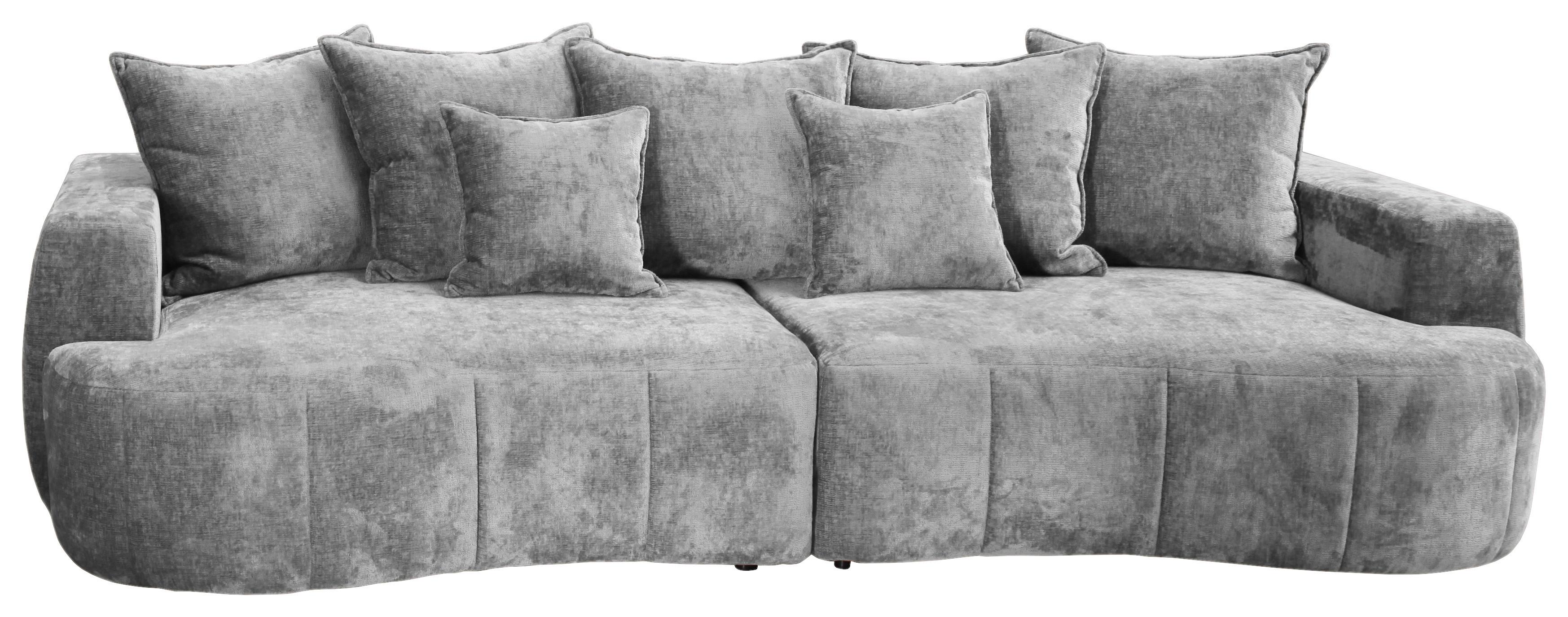 Canapea BERG - gri, Trend, textil (292/71-99/127cm) - Modern Living