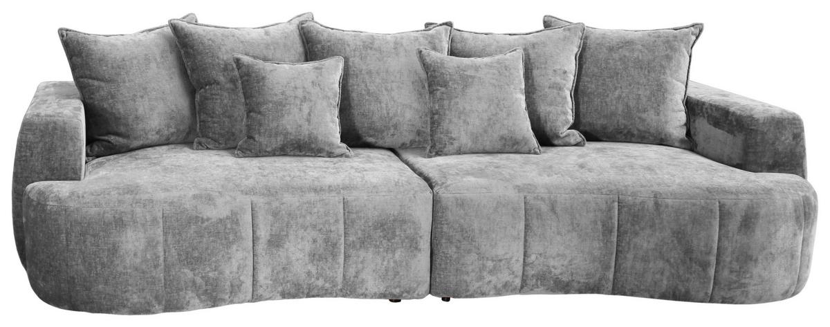 Canapea BERG - gri, Trend, textil (292/71-99/127cm) - Modern Living