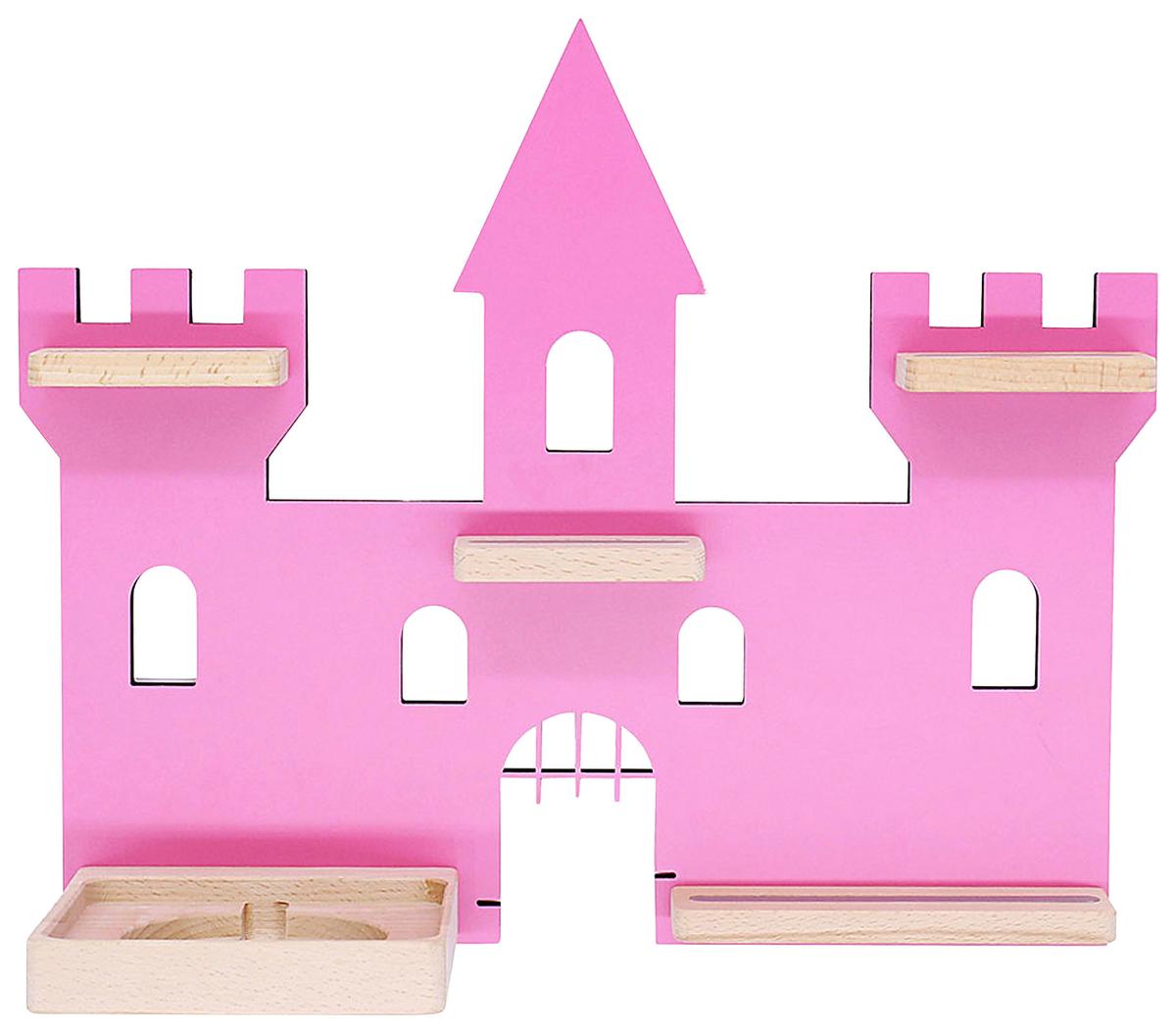 Otroška Polica Boarti, Pink - pink, Moderno, leseni material (42/34/19cm) - MID.YOU