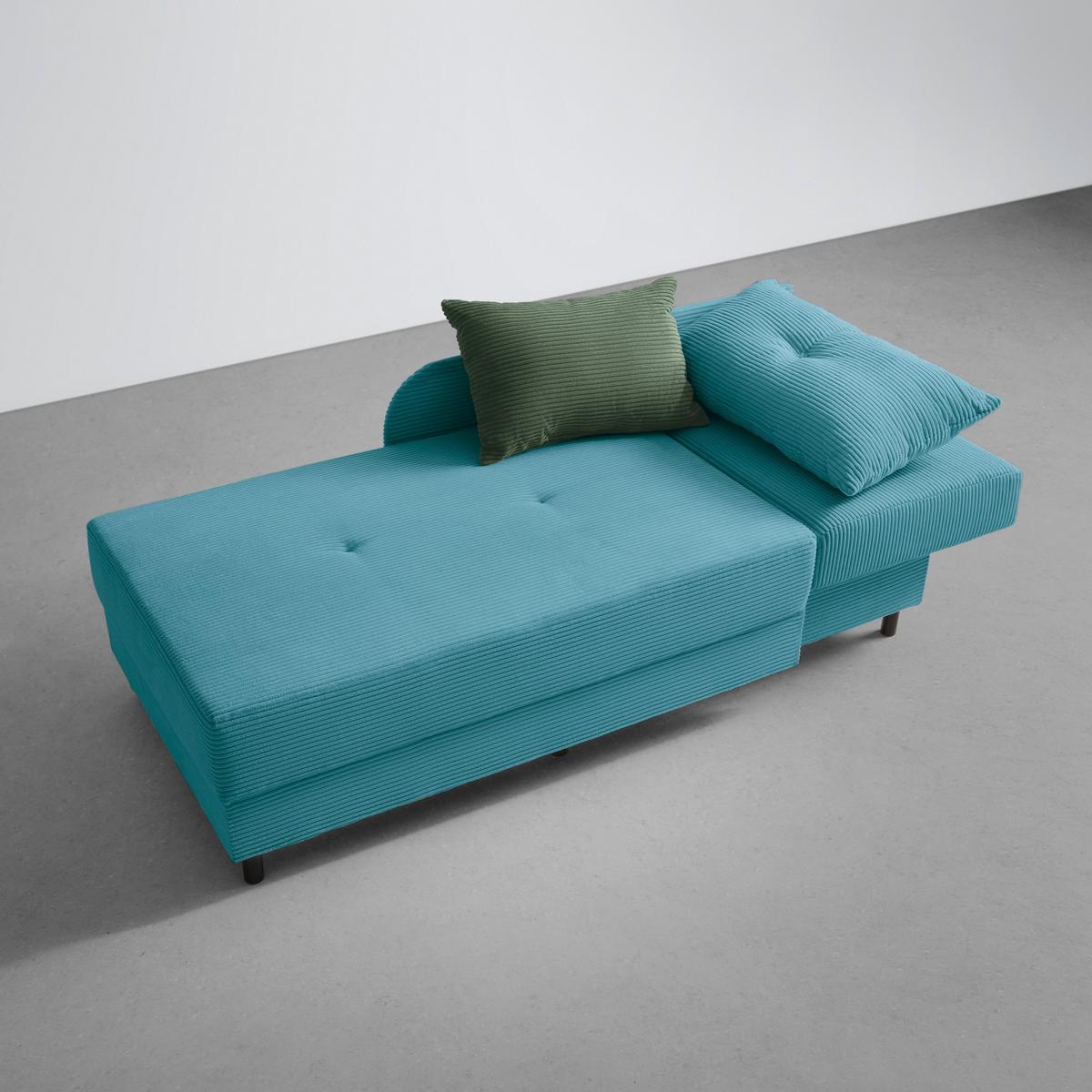 Liege Nova Petrol - Petrol/Schwarz, MODERN, Holz/Textil (145/62/85cm) - Mömax