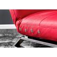 Liege in Rot - Rot, MODERN, Textil (120/52-112/154-198cm) - PREMIUM LIVING