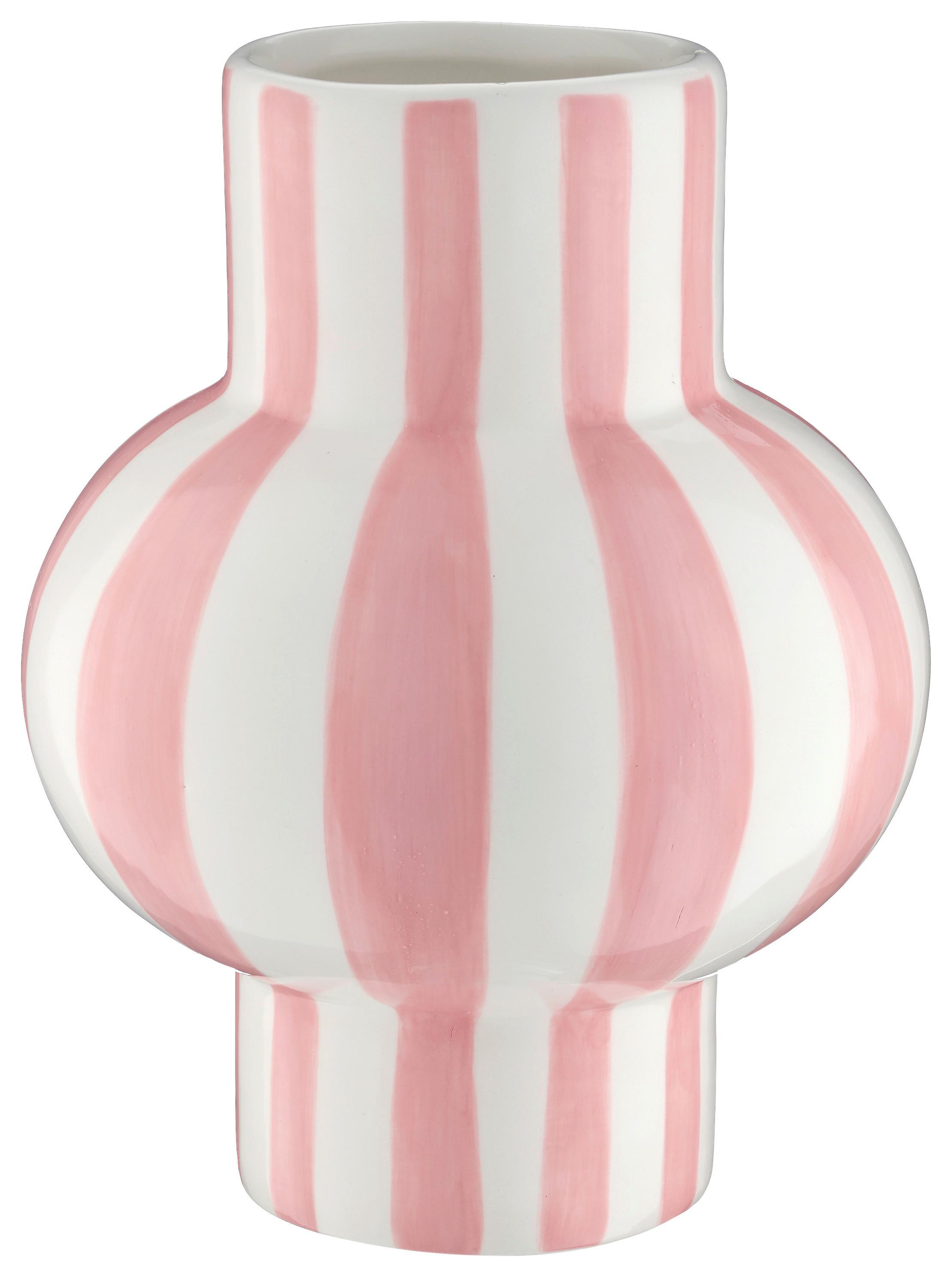 Vase Miami I Rosa - Rosa, Basics, Glas (16/21/16cm) - Mömax