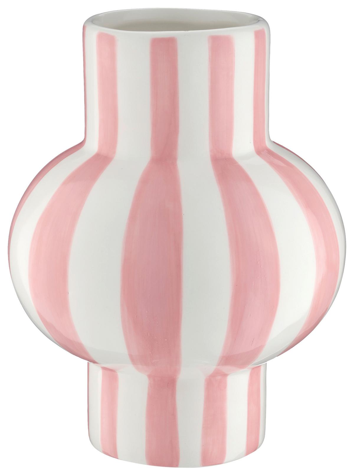 Vase Miami I Rosa - Rosa, Basics, Glas (16/21/16cm) - Mömax