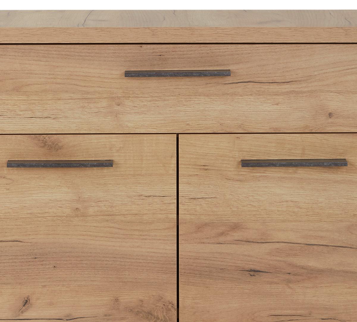 Comodă FONTANA - culoare lemn stejar, Modern, material pe bază de lemn (84/90/32cm) - Modern Living