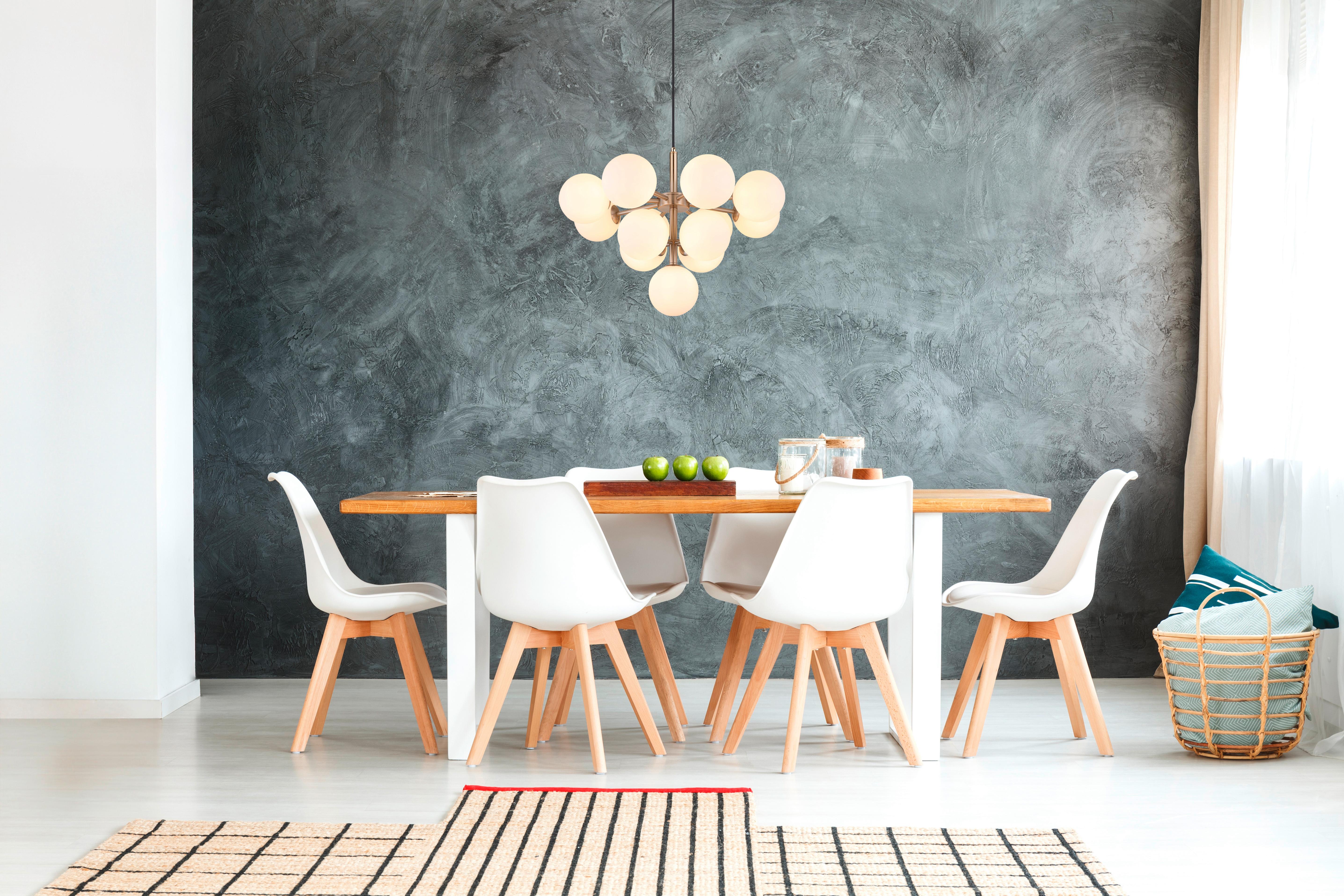 HÄNGELEUCHTE 56143-13N - Nickelfarben, Design, Glas/Metall (56/120cm) - Globo