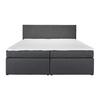 BOXSÄNG LUCY 2 - grå/svart, Modern, trämaterial/trä (180/200cm) - Bessagi Home