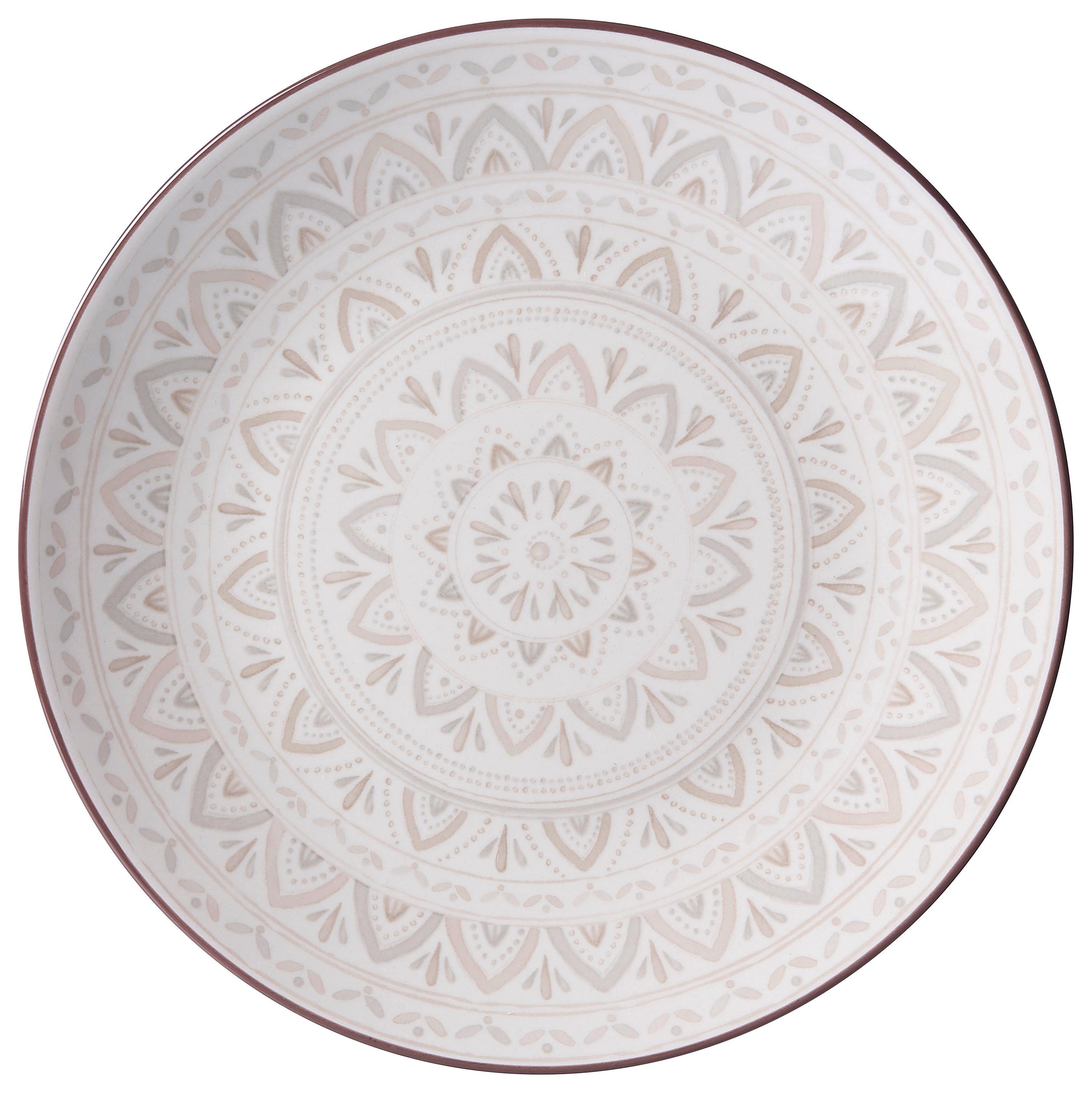 TALERZ OBIADOWY 745085 - kremowy/szary, Konventionell, ceramika (26,5cm) - Ritzenhoff Breker