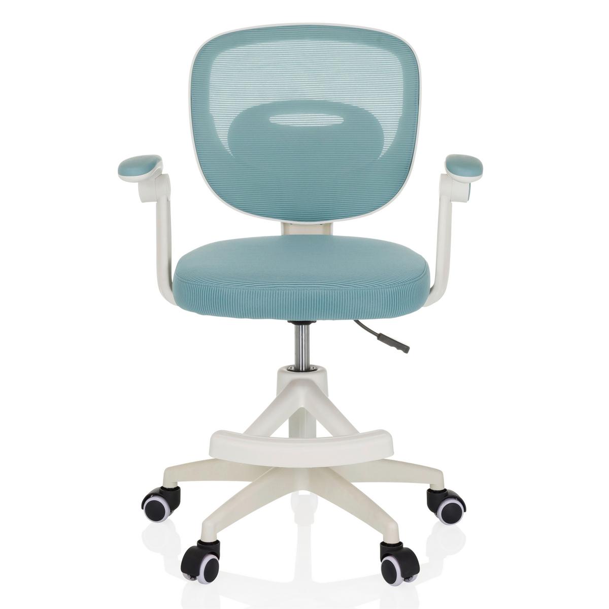 Mladisnki Vrtljivi Stol Kiddy Smart, Modra - bela, Moderno, umetna masa/tekstil (61/84-97/55cm) - MID.YOU