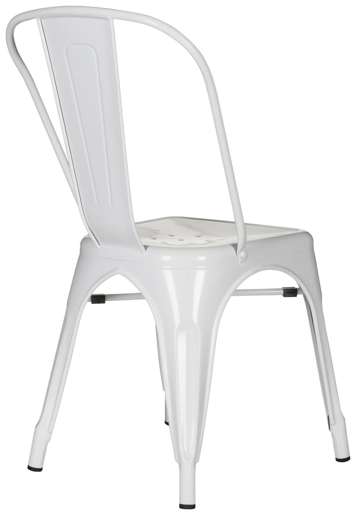 Stol Vantaggio Comfort, Bela - bela, Basics, kovina (44/84/54cm) - MID.YOU