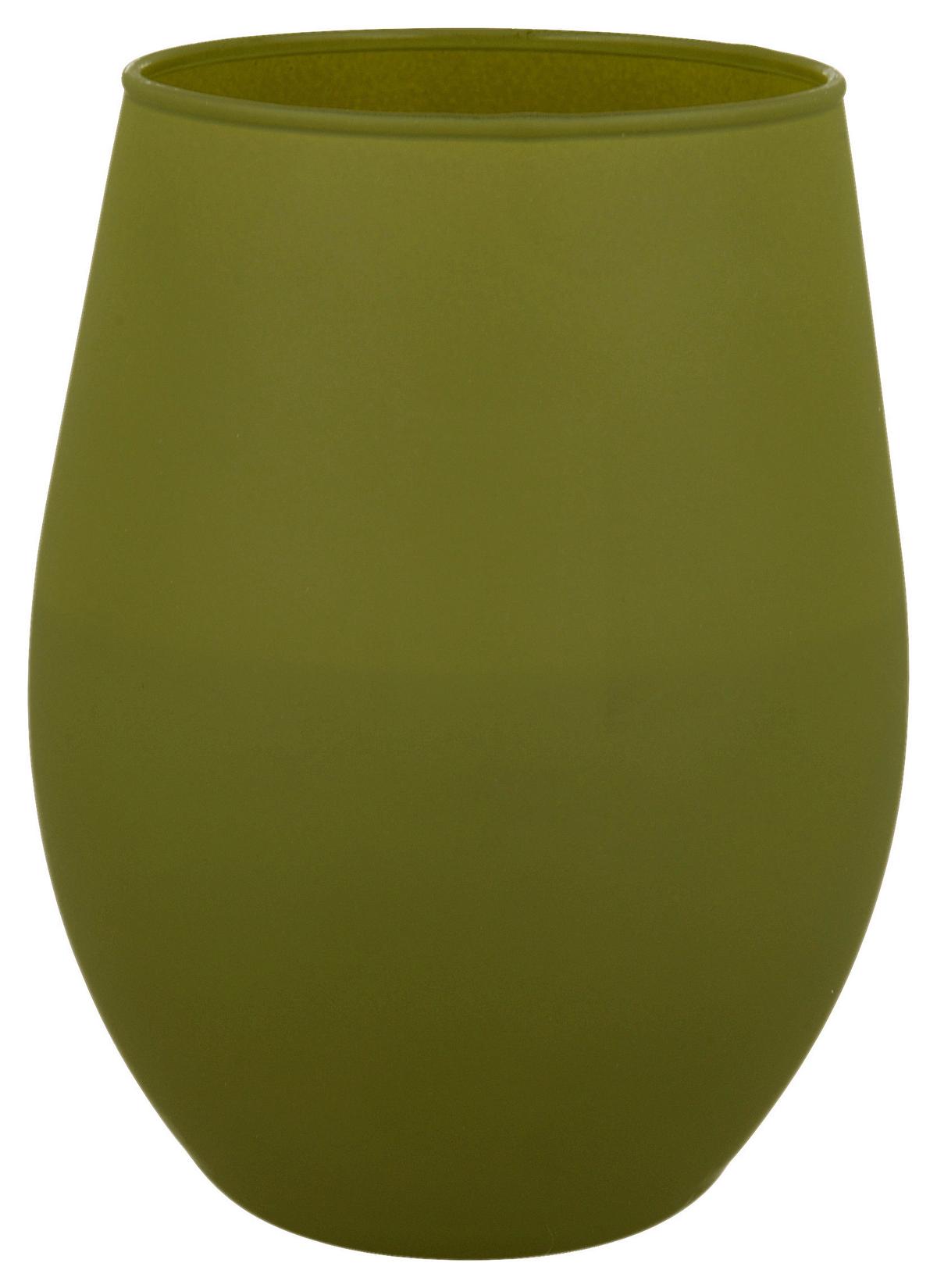 Gyertya Üvegben Candela - feketeszeder/korall, Üveg (7,6/12,5cm) - Modern Living