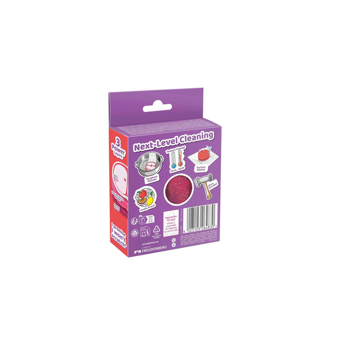Szivacs Vileda Punch Apple 1x - Basics - Vileda