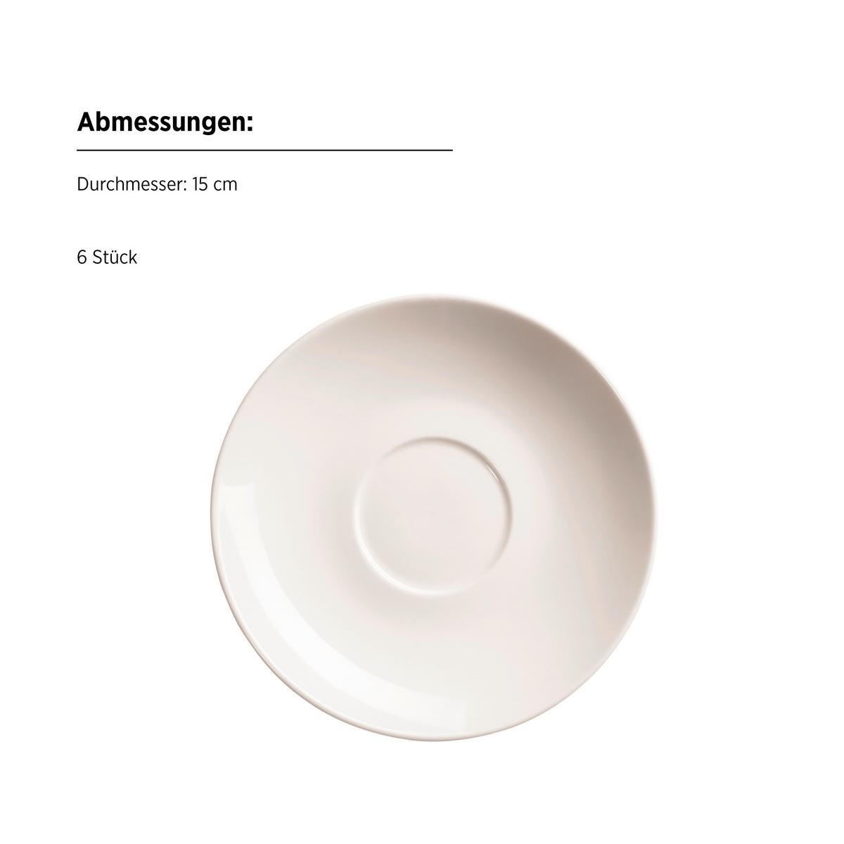 KAFFEESERVICE BELMIRA - Weiss, Basics, Keramik - Mäser