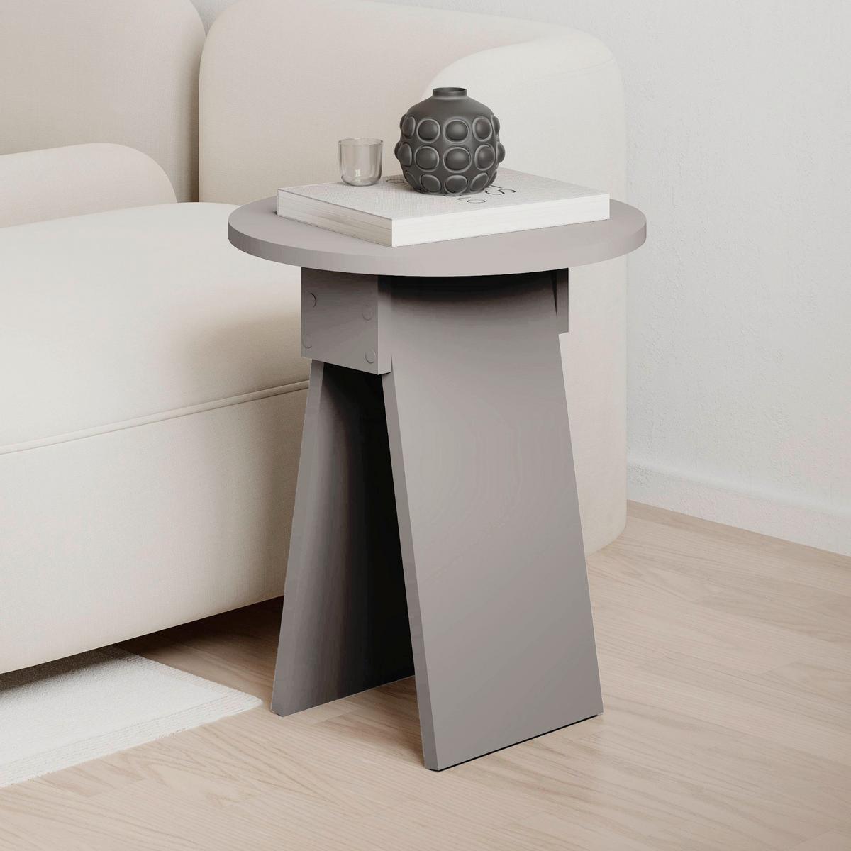 Beistelltisch Chen ca. 42x50 cm Mokka - Mokka, Design, Holzwerkstoff (42/42/50cm) - Livetastic