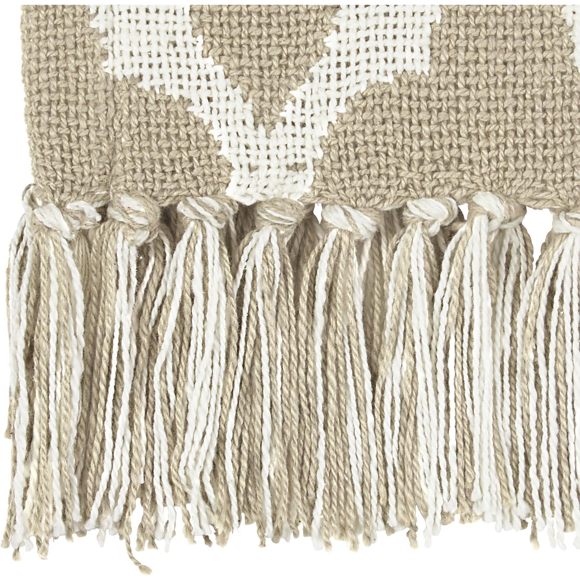 Decke in Natur/Weiß ca. 130x170 cm 'Ornament' online kaufen mömax