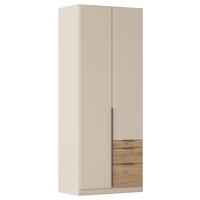 DULAP USI ROTATIVE ALABAMA - culoare lemn stejar/stejar Artisan, Trend, material pe bază de lemn (91/229/54cm) - Modern Living