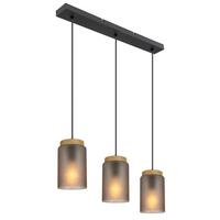 LAMPA WISZĄCA MAJA - czarny/szary, Trend, metal/szkło (67/12/120cm) - Novel