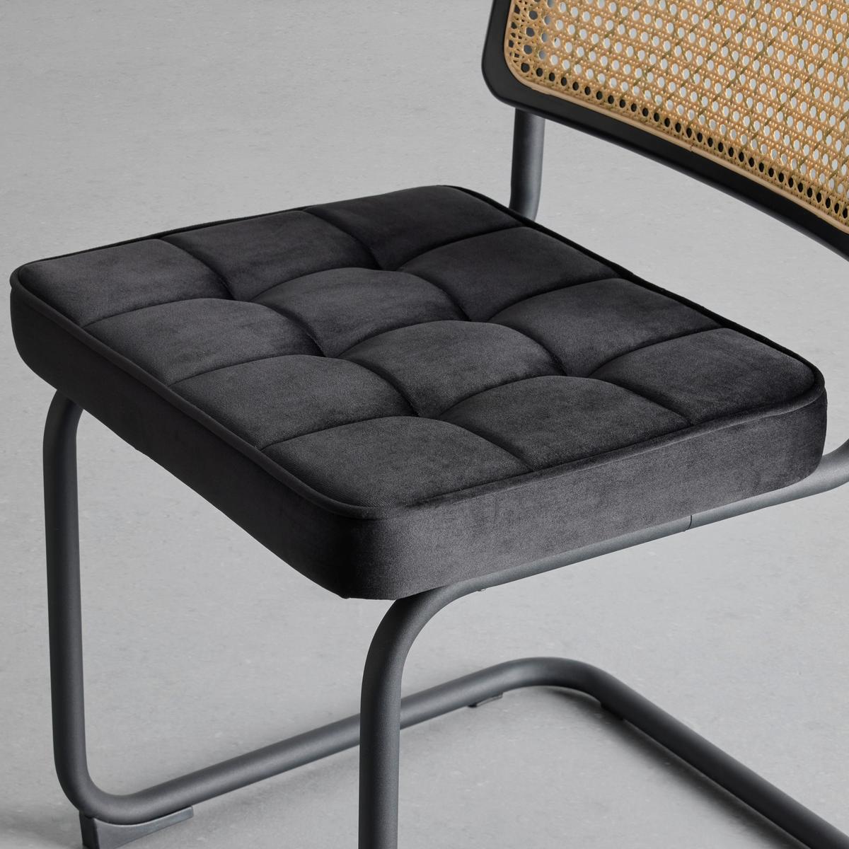 KRZESŁO MAXIM -TREND- - kolor naturalny/czarny, Modern, metal/drewno (51/82/55cm) - Mömax