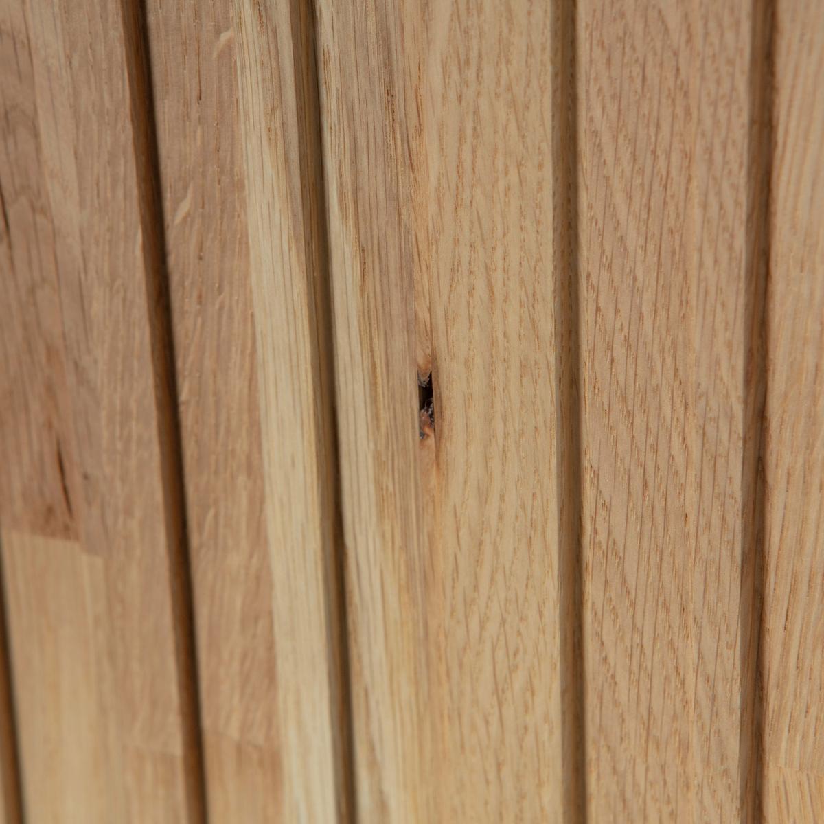 Lowboard Gravure Naturfarben B: 100cm - Schwarz/Naturfarben, Design, Holz/Metall (100/56/44cm) - Livetastic